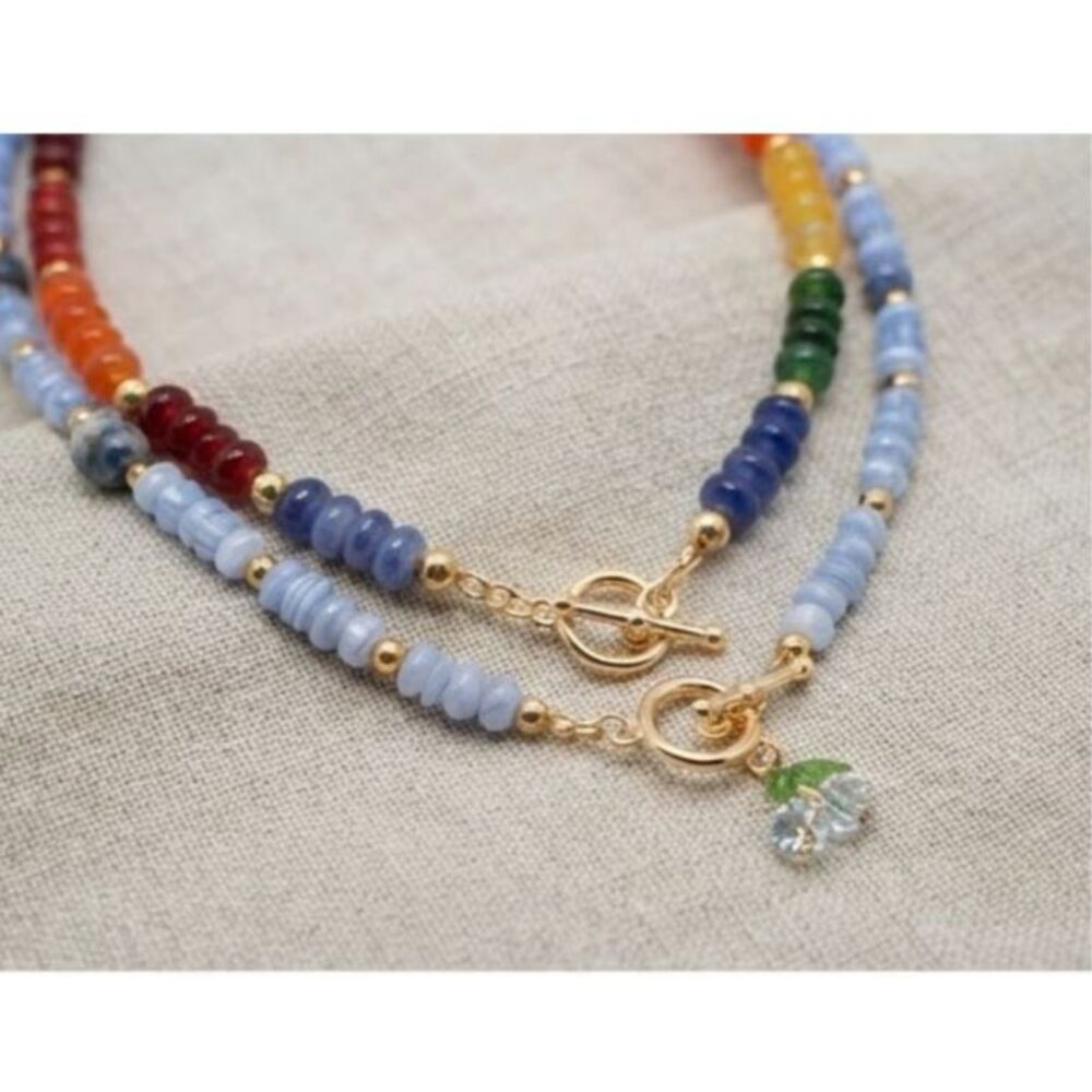 Beaded Gemstone necklace